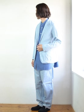 「アイテム（デニムジャケット）」を使った、citylightsさん（メンズ・176cm・30代）の秋コーディネート