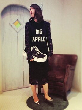 気分屋ファッションさん（レディース・152cm）の冬コーディネート