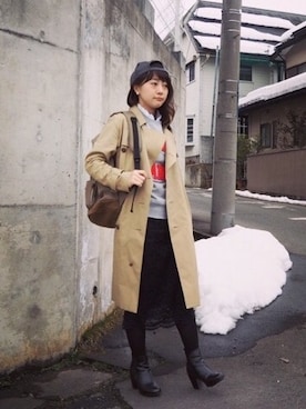 気分屋ファッションさん（レディース・152cm）の冬コーディネート