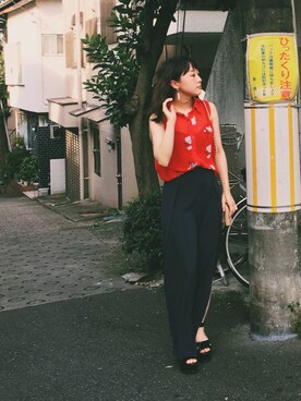 気分屋ファッションさん(レディース・152cm)の夏コーディネート