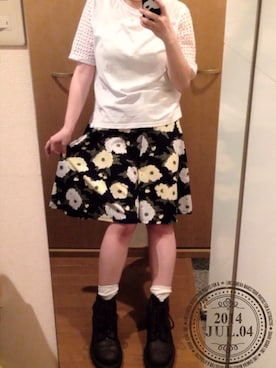 「明日は休み♡」｜だっちゃんさん（レディース・154cm）の夏コーディネート