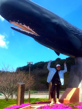 「KaneZ（ケインズ）のLHP/エルエイチピー/KaneZ/ケインズ/ANGER POLO CAP （キャップ、ホワイト系）」を使った、RYOCHINさん（メンズ・174cm）の春コーディネート