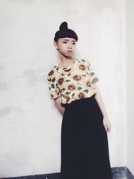 「Planet」｜AMBERさん（レディース・152cm）の夏コーディネート