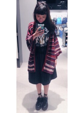 「PULL&BEAR（プルアンドベア）のアイテム（その他アウター）」を使った、AMBERさん（レディース・152cm）の春コーディネート