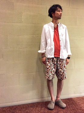 「DNL（ディーエヌエル）のアイテム」を使った、mo_jya_taさん（メンズ・178cm）の夏コーディネート