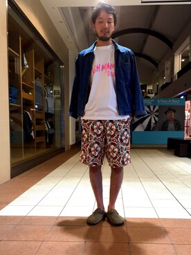 「G-SHOCK」｜mo_jya_taさん（メンズ・178cm）の夏コーディネート