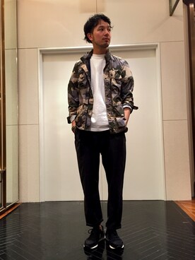 「HERMES」｜「アイテム（ブルゾン）」を使った、mo_jya_taさん（メンズ・178cm）の夏コーディネート