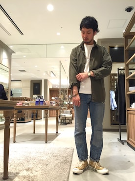 「アンリークイール」｜mo_jya_taさん（メンズ・178cm）の春コーディネート