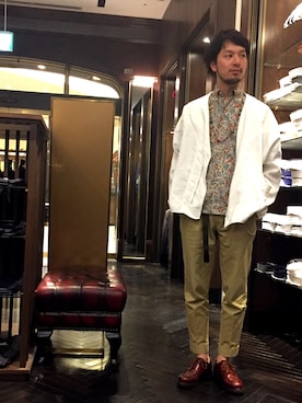 「アンリークイール」｜mo_jya_taさん（メンズ・178cm）の春コーディネート