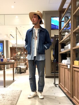 「HARMON（ハーマン）のアイテム」を使った、mo_jya_taさん（メンズ・178cm）の春コーディネート