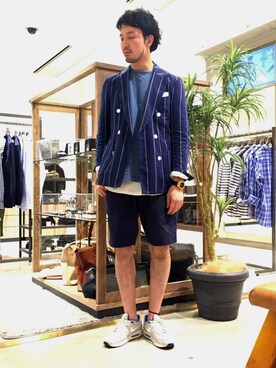 mo_jya_taさん（メンズ・178cm）の夏コーディネート