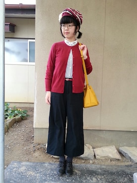 「handmade」｜「アイテム（ブーティ）」を使った、ちよこさん（レディース・164cm）の冬コーディネート