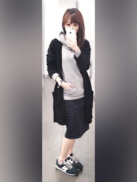 「アイテム（アナログ腕時計、ピンク系）」を使った、WTIN さん（レディース・157cm）の秋コーディネート