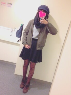 「Parks（パークス）のアイテム」を使った、key☆:)さん（レディース・161cm）の秋コーディネート