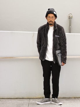 「Champion（チャンピオン）のアイテム（カーディガン/ボレロ）」を使った、MASUさん（メンズ・173cm）の夏コーディネート
