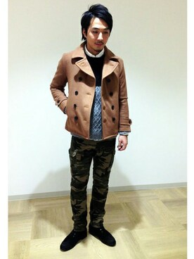 okuさん（メンズ・183cm）の秋コーディネート