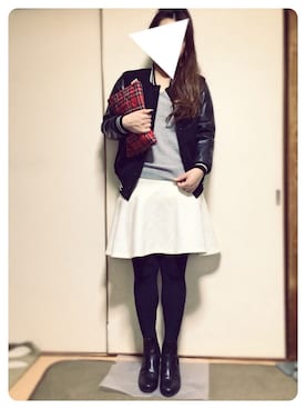 「タータンチェック」｜Ayumi0720さん（レディース・156cm）の春コーディネート