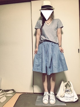 Ayumi0720さん（レディース・156cm）の夏コーディネート