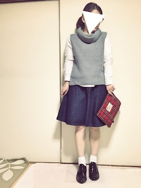 「タータンチェック」｜Ayumi0720さん（レディース・156cm）の秋コーディネート