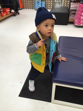 3taさん（キッズ・80cm）の秋コーディネート