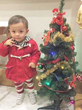 3taさん（キッズ・80cm）の冬コーディネート