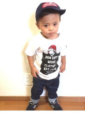 3taさん（キッズ・80cm）の夏コーディネート