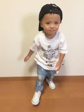 3taさん（キッズ・80cm）の夏コーディネート