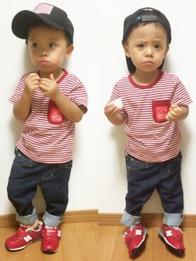 3taさん（キッズ・80cm）の夏コーディネート