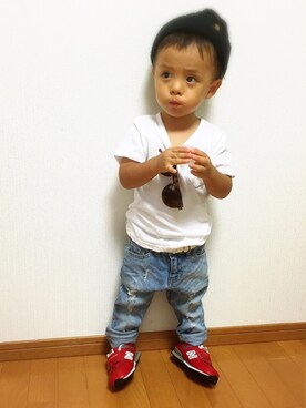 3taさん（キッズ・80cm）の夏コーディネート