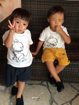 3taさん（キッズ・80cm）の秋コーディネート