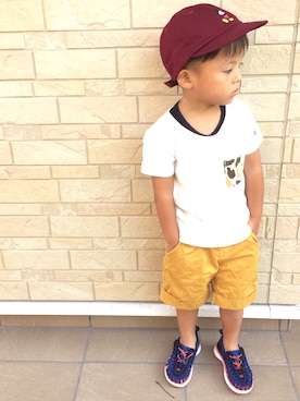 3taさん（キッズ・90cm）の夏コーディネート