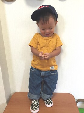 3taさん（キッズ・90cm）の秋コーディネート