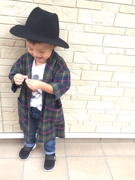 3taさん（キッズ・100cm）の秋コーディネート