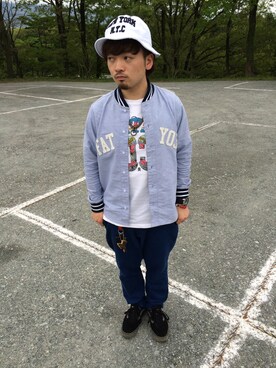 「FAT(エフエイティー)のアイテム(アクセサリー)」を使った、toshiさん(メンズ・165cm)の春コーディネート