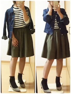 kumahiさん（レディース・156cm）の秋コーディネート