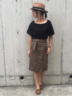 「CIRCA（サーカ）のアイテム」を使った、kumahiさん（レディース・157cm）の秋コーディネート