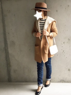 「CIRCA（サーカ）のアイテム」を使った、kumahiさん（レディース・156cm）の冬コーディネート