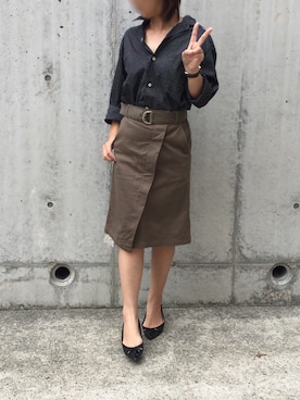 「CIRCA（サーカ）のアイテム」を使った、kumahiさん（レディース・157cm）の秋コーディネート