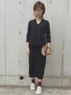 「CIRCA（サーカ）のアイテム」を使った、kumahiさん（レディース・157cm）の秋コーディネート