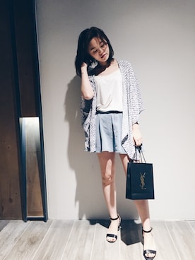 「NET（ネット）のアイテム（フォーマルスーツ/小物）」を使った、sandyさん（レディース・161cm）の春コーディネート