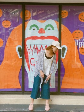 「NET（ネット）のアイテム（フォーマルスーツ/小物）」を使った、sandyさん（レディース・161cm）の秋コーディネート