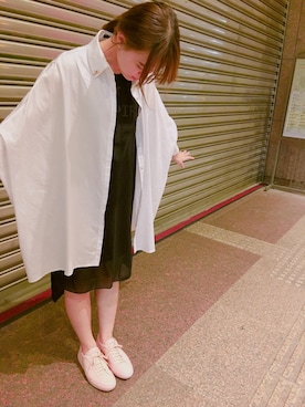 「COMMON PROJECTS（コモンプロジェクト）のアイテム（その他シューズ）」を使った、sandyさん（レディース・161cm）の秋コーディネート