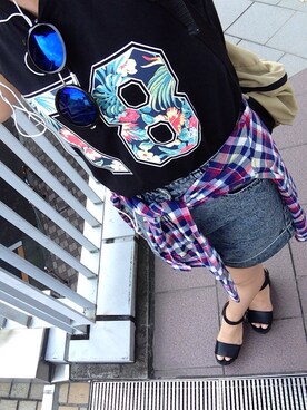 38さん（レディース・155cm）の夏コーディネート