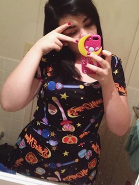 「sailormoon」｜Elizabeth Bledsoeさん（レディース・165cm）の夏コーディネート