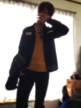 「Dickies（ディッキーズ）のアイテム（その他アウター）」を使った、タカシさん（メンズ・176cm）の冬コーディネート