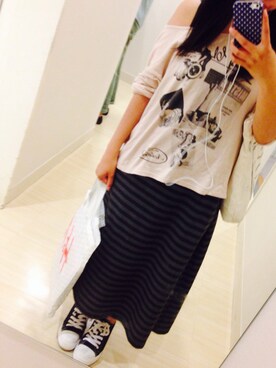 「アイテム（ワンピース/ドレス）」を使った、Maiさん（レディース・150cm・10代）の夏コーディネート