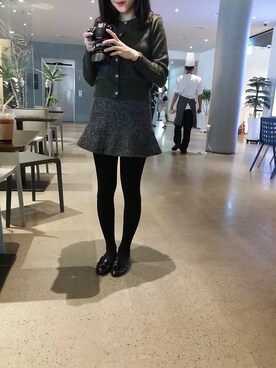 「치마」｜너는누구냐さん（レディース・162cm）の秋コーディネート