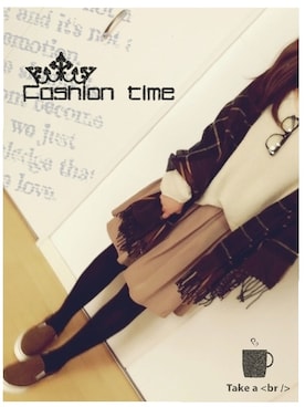 めるもさん（レディース・158cm）の冬コーディネート