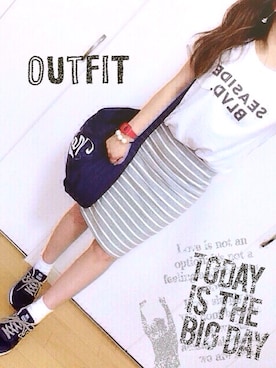 めるもさん（レディース・158cm）の夏コーディネート