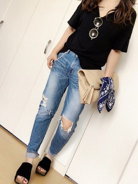 めるもさん（レディース・158cm）の夏コーディネート